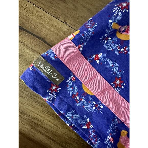 NEW Matilda Jane Moments With You Partridge Bird Floral Purple Long Sleeve Dress - Picture 5 of 7